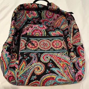 NWT Vera Bradley Parisian Paisley Quilted Backpack